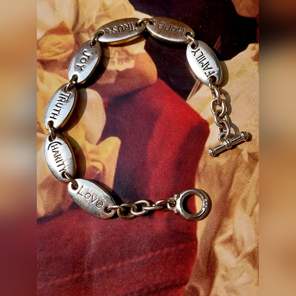 Silver Sterling  Charm Bracelet - Picture 5 of 10